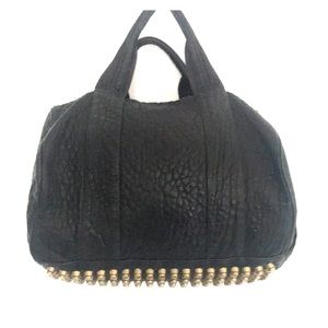 Alexander Wang - black studded bowling bag